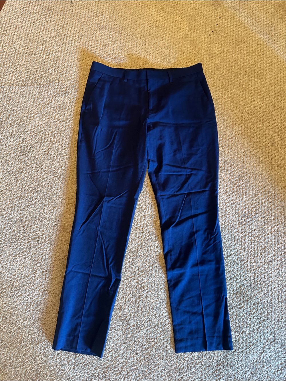 Express Slim Dress Pants in Navy